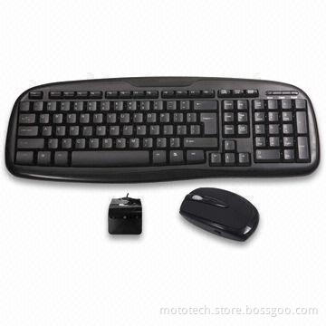 2.4GHz Wireless Mouse and Splash-proof Keyboard Combo